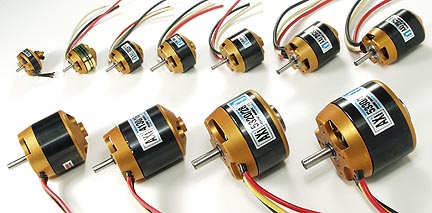 AXI brushless electric motors