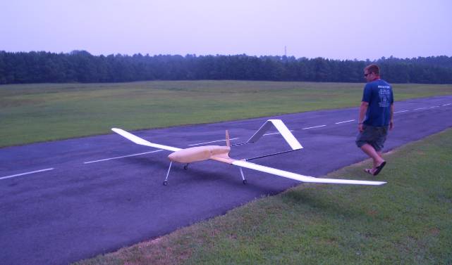 The hydrogen fuel cell powered Unmanned Aircraft, developed at the Georgia Institute of Technology