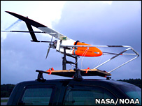 UAVs to track hurricanes