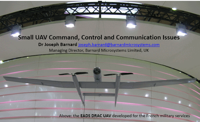 Small UAV Command, Control and Communication issues