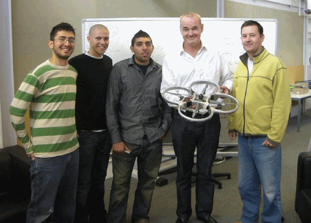 joseph barnard meeting with members of Middlesex University I-SPY Team
