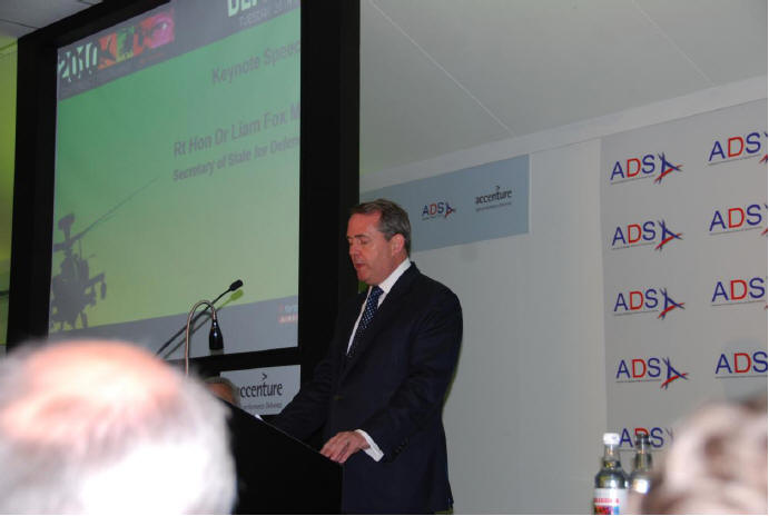 barnard microsystems at the Minister of Defence presentation by Dr Liam Fox